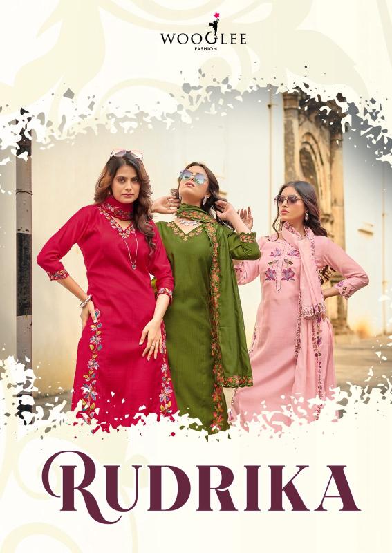 Wooglee rudrika 3pcs surat kurti wholesale market address